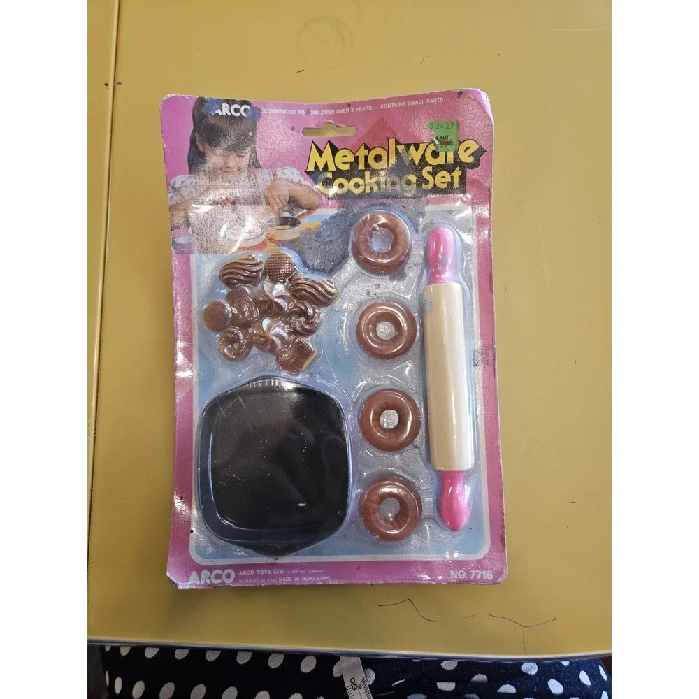 Vintage‎ Toy Metalware Cooking Set 
